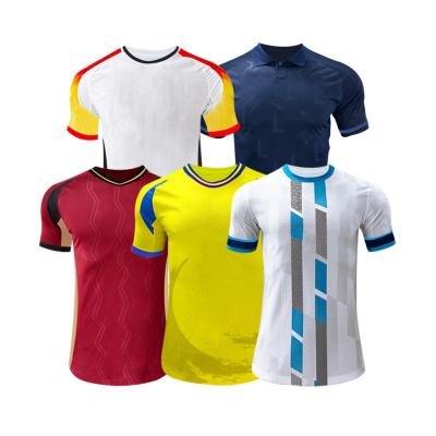 China Manga larga Logotipo de equipo personalizado Versión del jugador Camiseta con tejido resistente a la humedad en venta