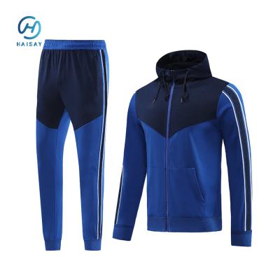 China Casual Sportswear Mensen Sports Set Zip Up Hoodie Custom Men Tracksuit Tracksuit Te koop