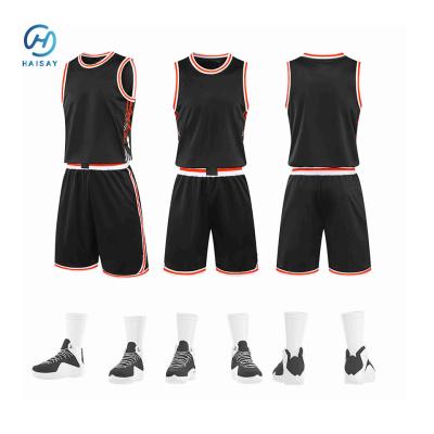 China Custom Men Basketball Uniform Sets Professional Full Sublimation Basketball Jersey Breathable Basketball Shirt For Adult Sets for sale