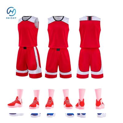 China Entfesseln Sie das Potenzial Ihres Teams mit benutzerdefinierten Basketballuniformen von [Ihr Markenname] zu verkaufen