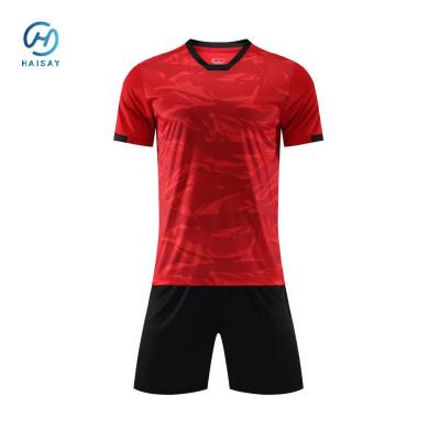 China OEM & ODM Fußball Fußball Trikot für Kinder und Männer Personalisieren Sie Ihr eigenes Logo Sport Atmung Komfortable Trainingsanzug zu verkaufen