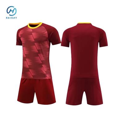 China Qualität Fußballtrikot mit niedrigem Preis und persönlichem Design für Erwachsene/Jugendliche/Kindergröße zu verkaufen