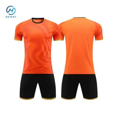 Cina Giubbotto da calcio per adulti rosa/arancione personalizzabile Uniforme da allenamento in poliestere unisex con il nome della squadra 'Tracksuit' per calciatori in vendita