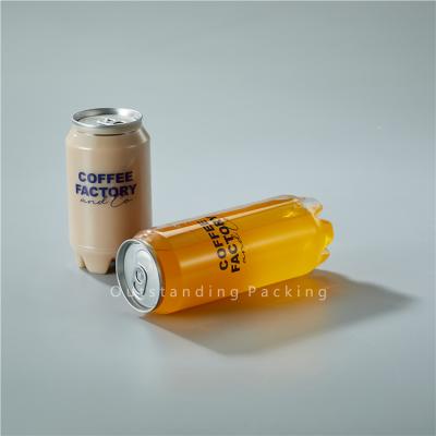 China food & Clear Empty Plastic Beverage Packaging Drink Bottle , PET Coffee Bottle for sale