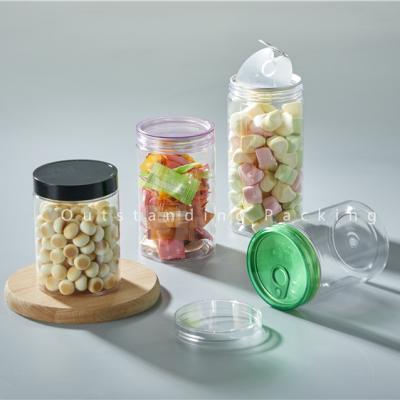 China Safety / Non - Toxic Plastic PET Jar Transparent Storage Container for sale