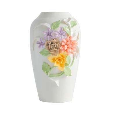 China Europe Sweet Home Gift White Decorative Ceramic Vase For Home Decor for sale