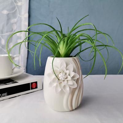 China China Factory American Style White Handmade Flower Hot Selling Succulent Flower Pots for sale