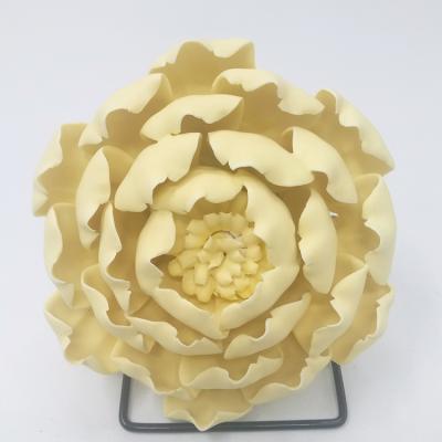 China Wall Decoration Good Quality Hot Selling ODM Personalized Artificial Wall Decor Ceramic Flower For Living Room for sale