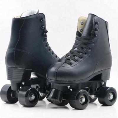 China PVC leather+PU synthetic leather roller skate for sale professional kids roller skate 4 wheel adjustable roller skates for sale