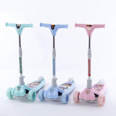 China PVC factory wholesale three wheel kids scooter sell well child kick scooter price for sale