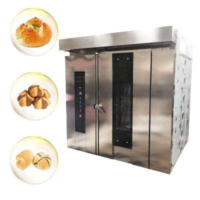 China Energy Saving Hot Air Oven With Bakery Rack Rotary Bread Making Oven Prices Rotary Bake Rack for sale