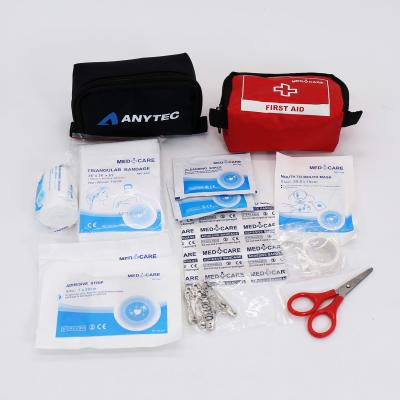 China Kit de supervivencia de emergencia Mini disponible Kit de primeros auxilios para viajes Deportes médicos en casa en venta