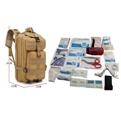 China Rescue Earthquake Bag medical pack trauma bag disaster first aid  kit bag case survival tools kit backpack zu verkaufen