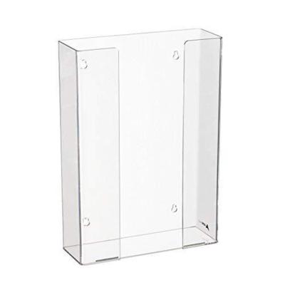 China Wall Mounted Medical Glove Holder Acrylic Clear Dispensers for sale