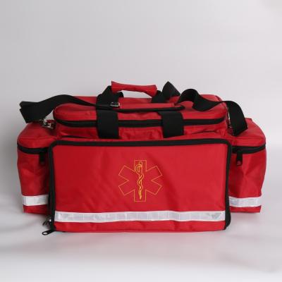 China Large Capacity First Aid Ambulance Bag Empty Survival Trauma Aid Kit For Emergency Rescue zu verkaufen