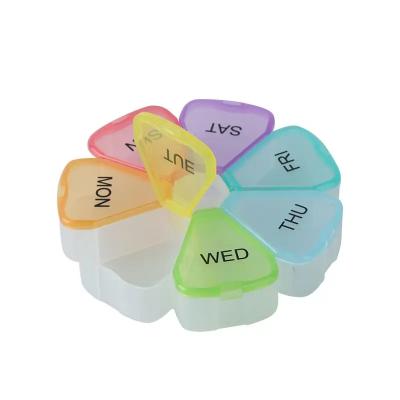 China 4cm Pillendoos Weeklijkse pillenorganisator Medische container met timer Te koop