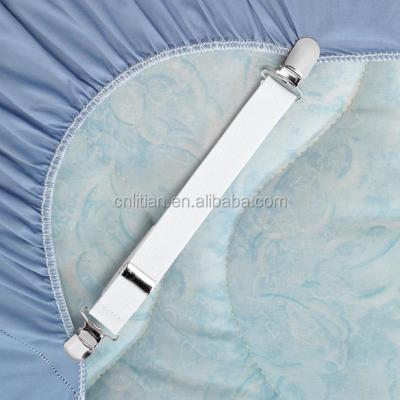 China Sheet Straps and Bed Suspenders Sleep NEW - Adjustable Elastic Sheet Clips Clips Clips Suspenders for sale