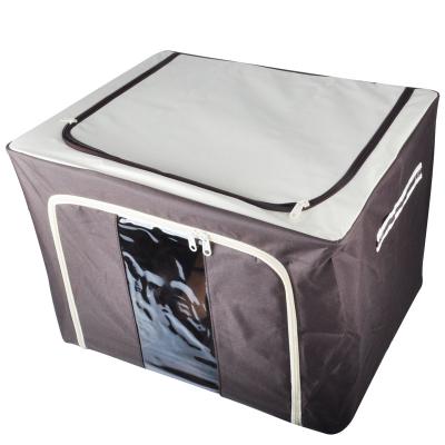 China Sustainable Double Zipper Folding Storage Box for sale