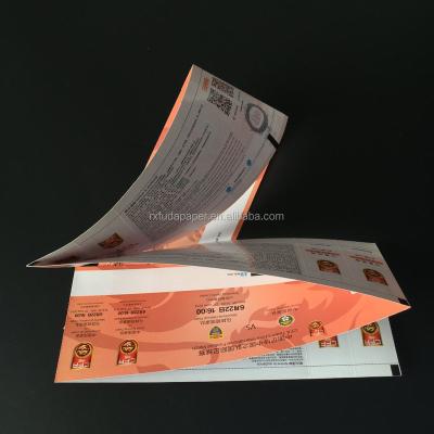 China Waterproof Thermal Paper Card Film Ticket for sale