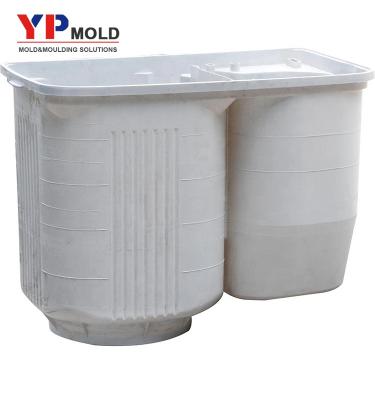 China Plastic Double Tub Commercial Laundry Portable Washing Machine Mold for sale