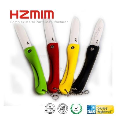 China Non-variable Super Sharp Wholesale Ceramic Pocket Knife Folding With Non Slip Handle for sale