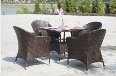 China Tabla dinning de mimbre de los muebles al aire libre--16041 en venta