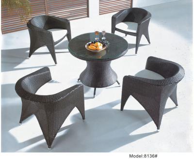 China Outdoor furniture beach/poolside dinning set --8136 for sale