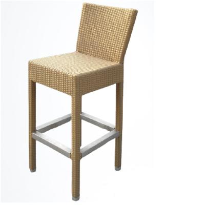 China Wicker rattan PE resin bar chair garden resort hotel Bistro Counter Height Chair outdoor bar stools---YS5608 for sale