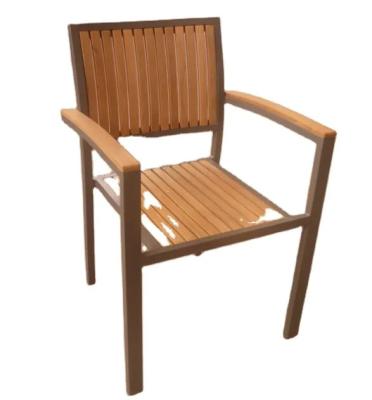 China Outdoor garden resort hotel teak furniture armrest Teak Garden Chairs solid wooden teak lawn chair---YS5701 for sale