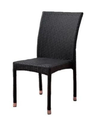 China Hotel Resin Pe Garden Chairs rattan wicker Garden Chairs For Outdoor plastic aluminum stackable lawn chair---YS5616 en venta