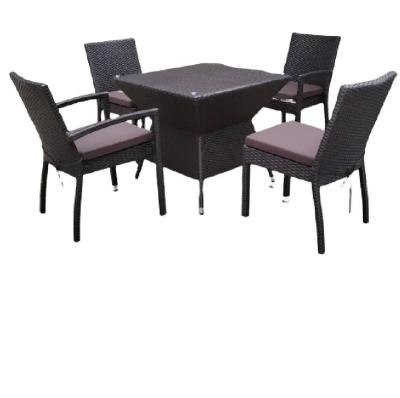 China Hot selling good price modern outdoor dining set patio table restaurant tables and chairs---6231 for sale