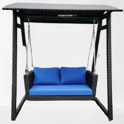 China Luxury modern outdoor hanging chair aluminum hanging bed bench hotel garden patio swings hanging chair---3031 for sale