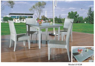 China sillas de cena sin brazo 4pcs con el sturd table-8163 en venta