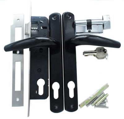 China Traditional glass door lock, door hook lock, lock body and handle lock hardware for sale