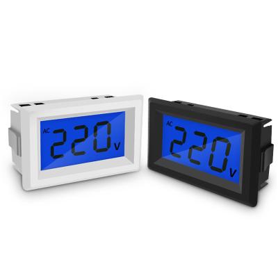 China AC 70-500V Digital Plastic Voltmeter LCD Display Voltage Meter for sale