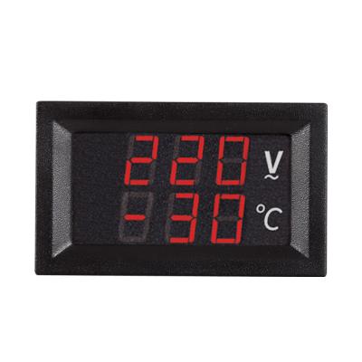 China Digital Display Thermometer AC 220V Voltage Temperature Display Doubles Celsius Sensor Volt And Meter -50 Degrees NTC Measurement Temperature -120 for sale