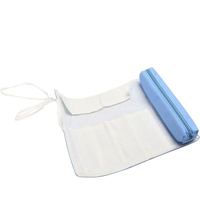 China Fashion\High Quality Fashion Comfortable\Durable\Comfortable\Durable BSCI Wholesale Cotton Roll Up Pencil Case Pouch For School for sale