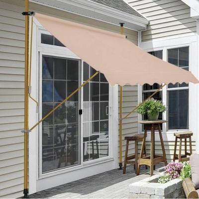 China Outdoor Patio Garden Canopy Sun Shade Balcony Retractable Awning 3.5*1.2m Aluminum Alloy for sale