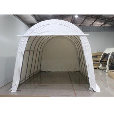 China Paredes laterais removíveis Portas pesadas Carport para acampamento e quintal 400*730*330cm à venda