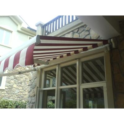 China 4.5*3m Tipo totalmente abierto Toldo retráctil exterior manual Canopy Material de palo de aluminio en venta