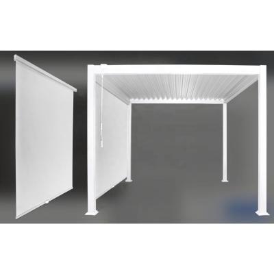 China Pergola de aluminio resistente al agua 3x3m Pergola moderna para el jardín resistente al viento y al agua en venta