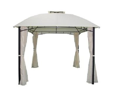 Cina Gazebo metallico a doppio tetto con costole ad arco in design classico in vendita