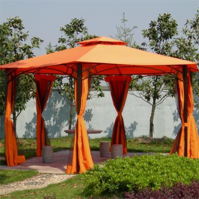 China 2.5*2.5*2.5M PVC Hexagonal Aluminum Canopy Gazebo Tent for Garden Outdoor Activities for sale