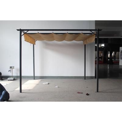 China Canopy de pergola retráctil de aluminio para patio de jardín en venta