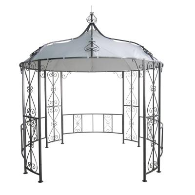 China Material de tecido de poliéster 3 * 2.9M Padrão de trabalho aberto Spire High Energy Gazebo para jardim à venda