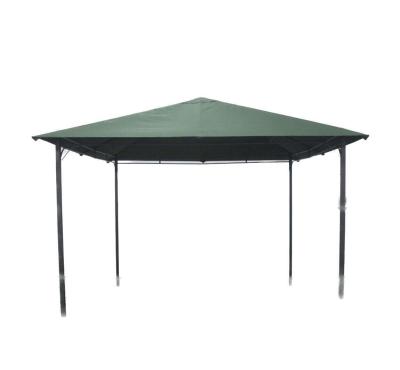 China Área de abrigo para gazebo ao ar livre 3X3X2.6M com estrutura de metal de montagem fácil e paredes laterais à venda