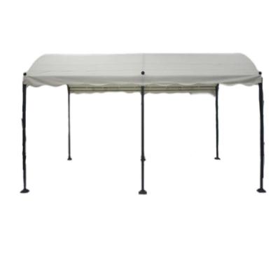 China PVC 3x4x2.75M Curved Iron Outdoor Gazebos Arches Arbours Pergolas Bridge For Garden for sale