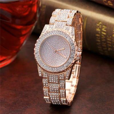 China Fashion Women Watch with Diamond Watch Men Top Luxury Brand Man Casual Women's Crystal Watches Relogio Feminino à venda