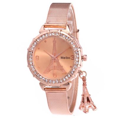 China Wholesale Ladies Fashion Watch Women Quartz Watch Tower Pendant Female Quartz Watch à venda