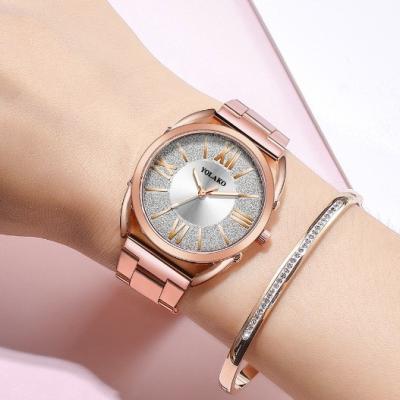 China Women Watch 2021 Top Brand Women Quartz Watch Mesh Female Clock For Dropship Relogio Fem à venda